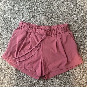 Pink Lululemon shorts